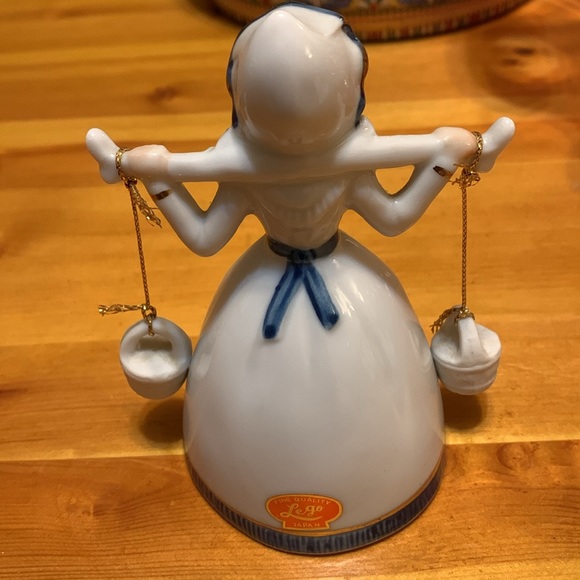 Vintage Lego Porcelian hand painted milk made Bell, EUC - Picture 7 of 12